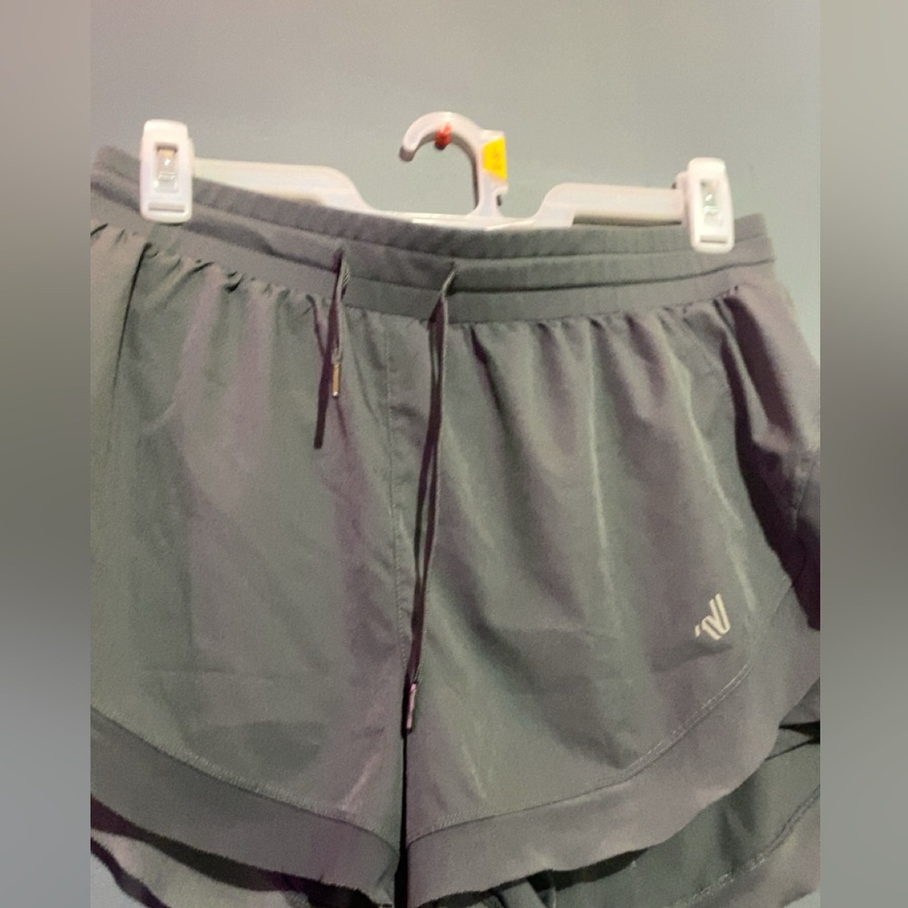 Varsity spirit gray cheer shorts